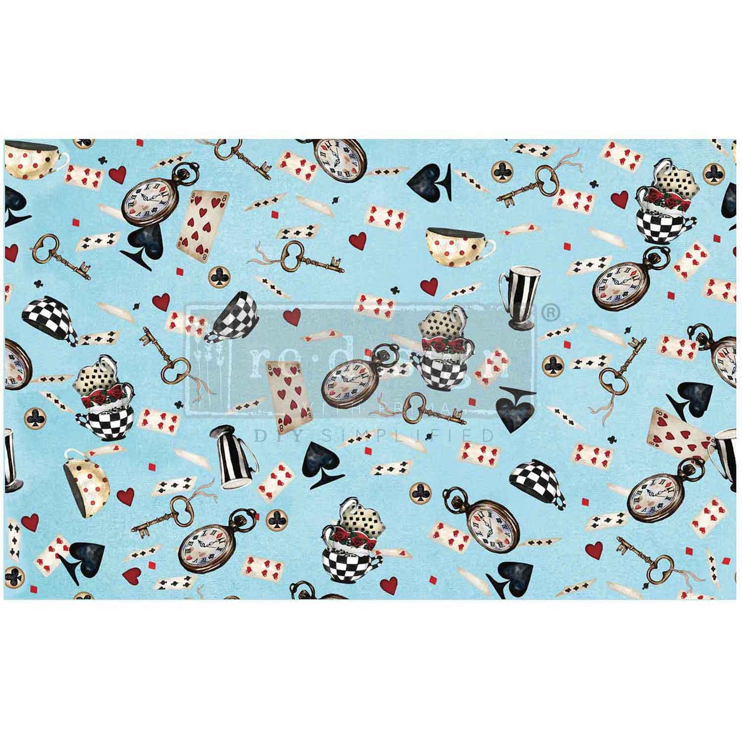 Wonderland Whimsy Decoupage Decor Tissue Paper - ReDesign with Prima