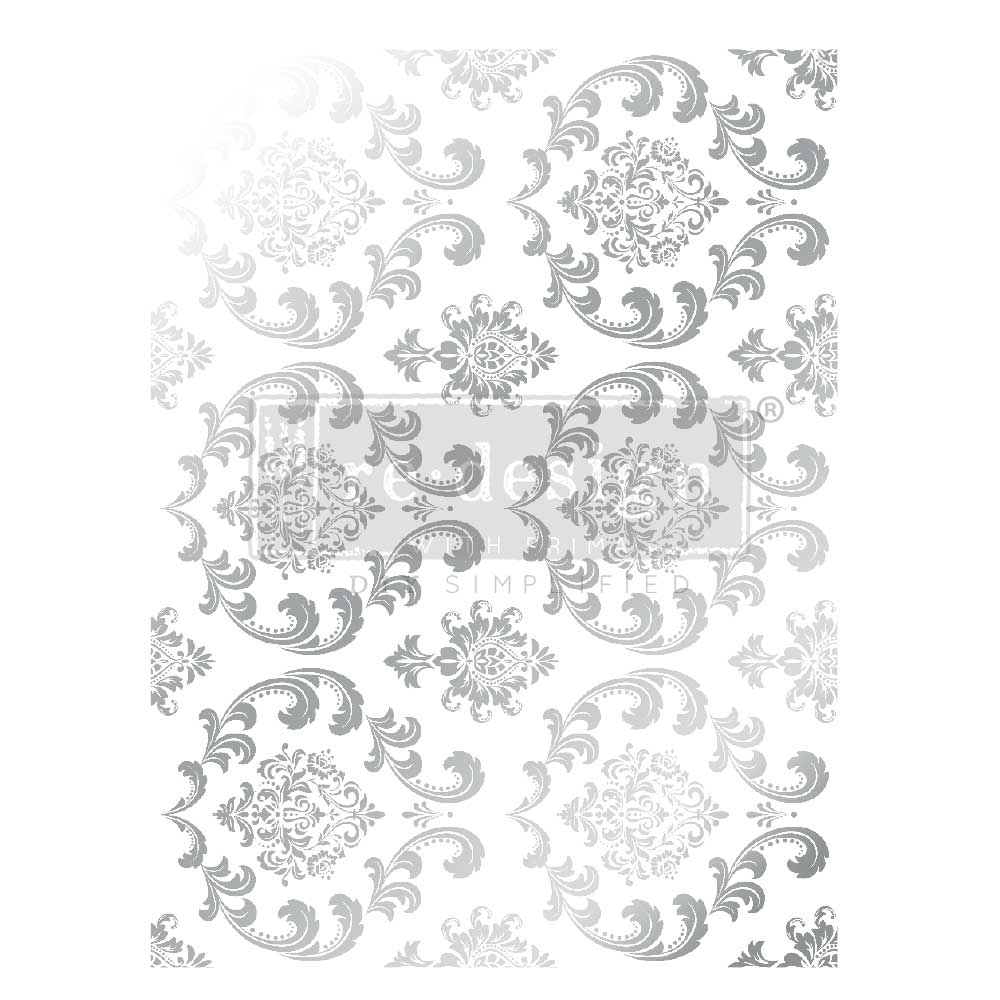 Silver House of Damask by Kacha (Silver Foil) - ReDesign with Prima