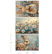 Garden Bunny Tales A3 Decoupage Fiber Pack - ReDesign with Prima