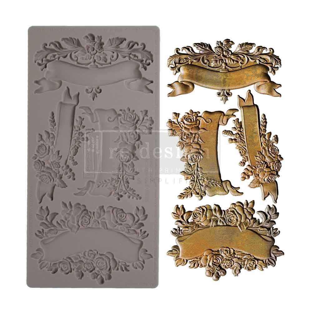Blooming Banners Decor Mould - ReDesign with Prima