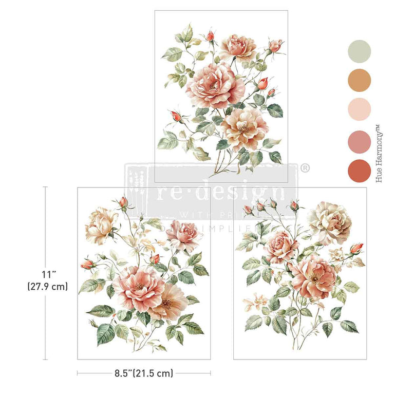 Gentle Symphony Middy Decor Transfer - ReDesign with Prima