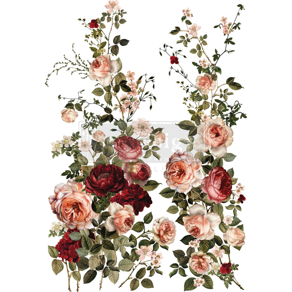 Scarlet Embrace Decor Transfer - ReDesign with Prima