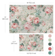 Pink Blossom Bliss Double Delight Decoupage Fiber Paper Set - ReDesign with Prima
