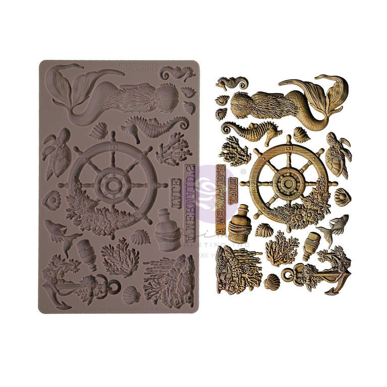 Mermaid's Tale Decor Mould - ReDesign with Prima
