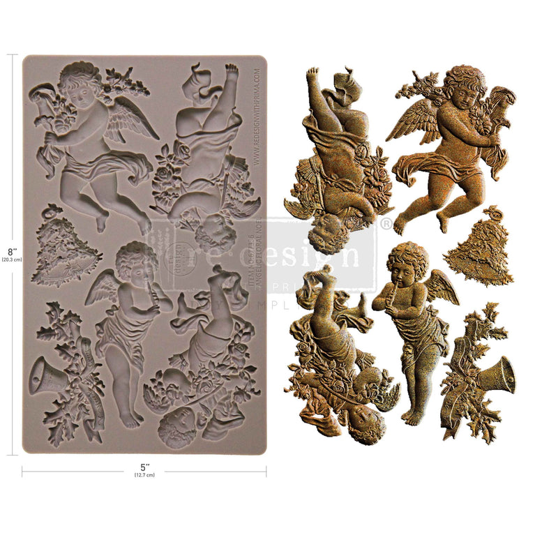 Angelic Floral Noel Decor Mould - ReDesign with Prima