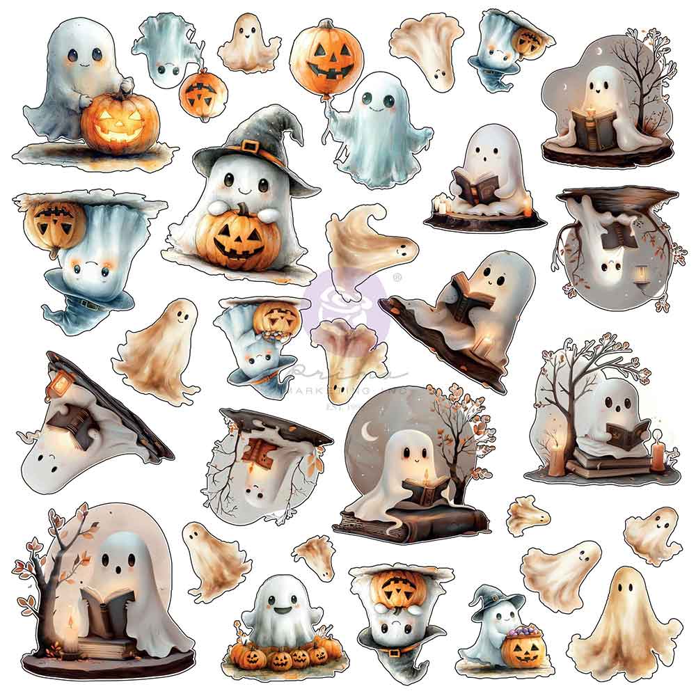 Bewitched Collection Vellum Ephemera - The Boo Crew - Prima Marketing