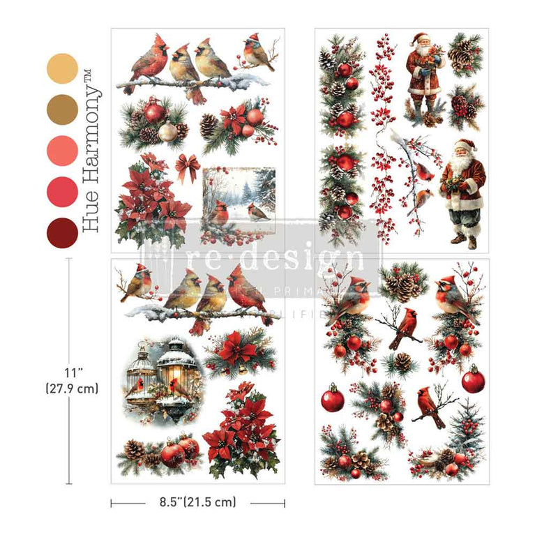 Feathered Noel Middy Plus Transfer - ReDesign with Prima