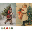 Vintage Tidings A4 Decoupage Fiber Paper - ReDesign with Prima