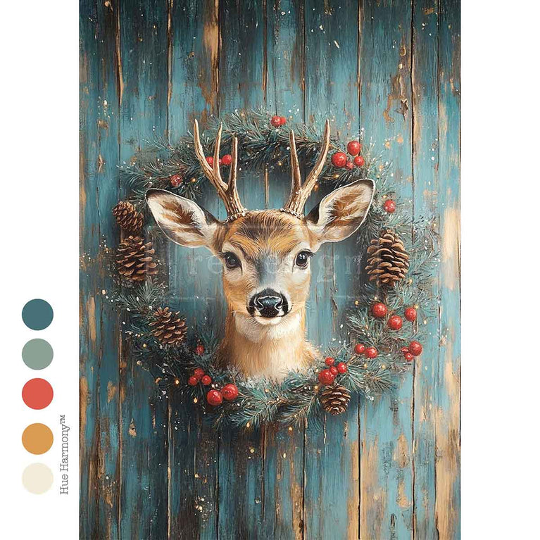 Jingle Jungle A4 Decoupage Fiber Paper - ReDesign with Prima