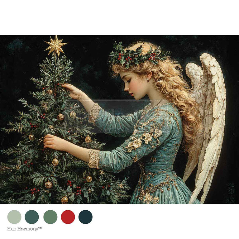 Merry & Majestic A4 Decoupage Fiber Paper - ReDesign with Prima