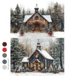 Christmas in the Woods A4 Decoupage Fiber Paper - ReDesign with Prima