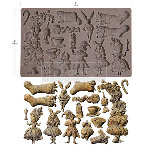 Whimsical Holiday Dreams Decor Mould - ReDesign with Prima