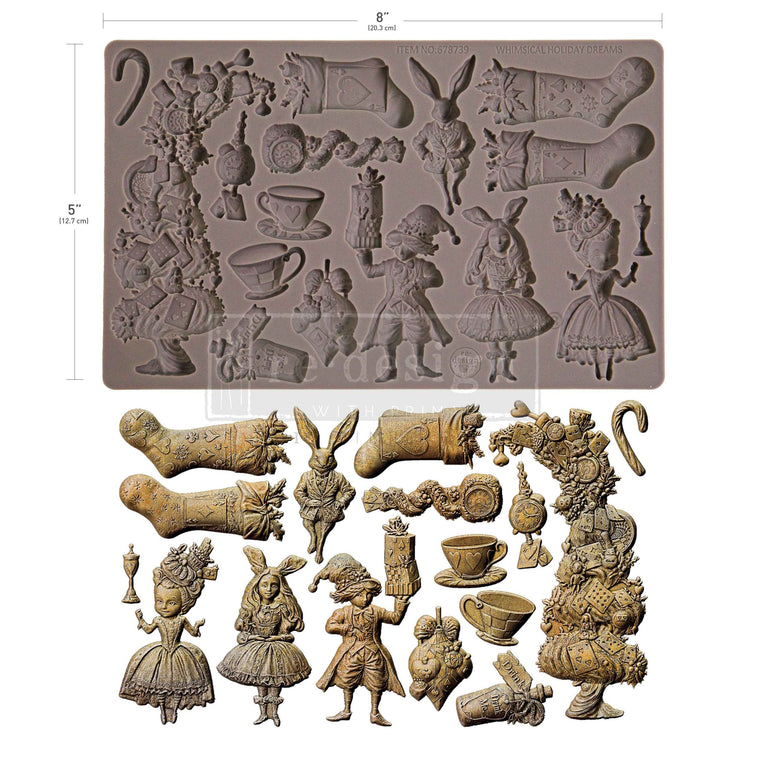 Whimsical Holiday Dreams Decor Mould - ReDesign with Prima