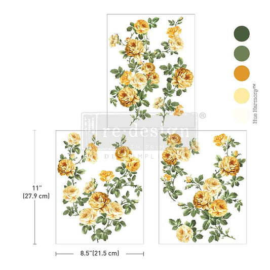 Bouquet De Provence Middy Decor Transfer - ReDesign with Prima