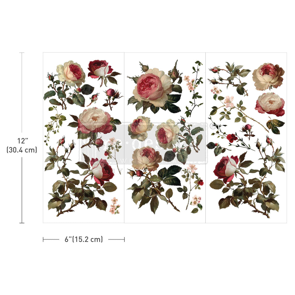 Midnight Rose Small Transfer - ReDesign with Prima