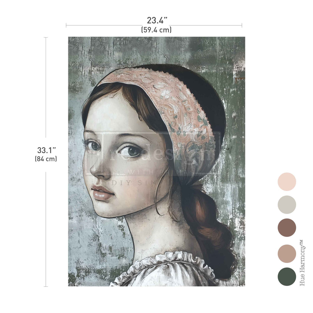 Beauty & Grace A1 Decoupage Fiber Paper - ReDesign with Prima
