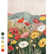 Impression of Poppies A3 Decoupage Fiber - ReDesign with Prima