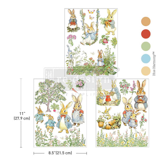 The Cottontail Diaries Middy Decor Transfer - ReDesign with Prima