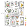 Whispers & Petals H2O Transfer Sheet - ReDesign with Prima