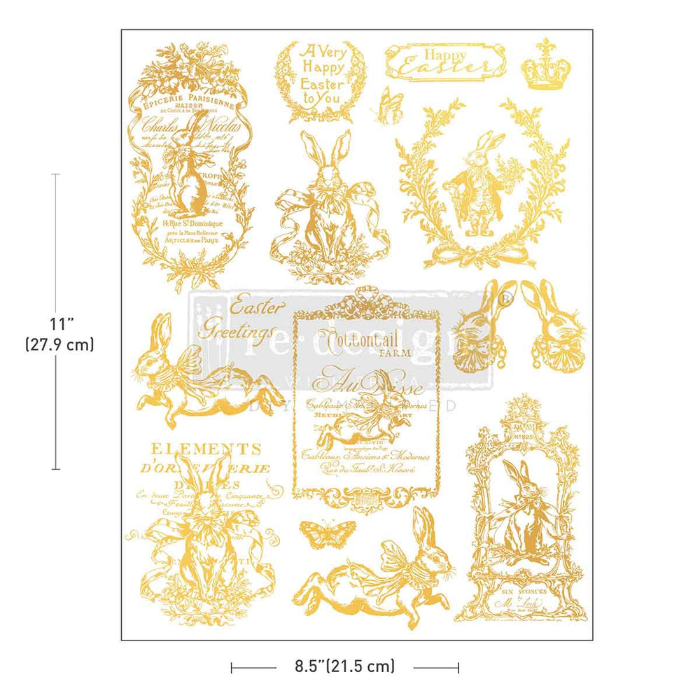 Gilded Spring H2O Transfer Sheet - ReDesign with Prima