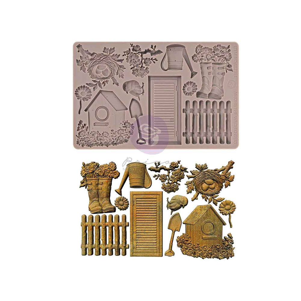 Spring Tales Mould, Among the Wildflowers Collection - ReDesign with Prima