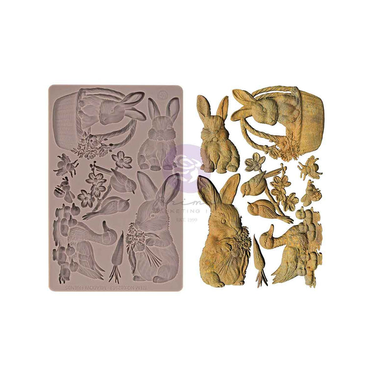 Garden Friends Mould, Among the Wildflowers Collection - ReDesign with Prima