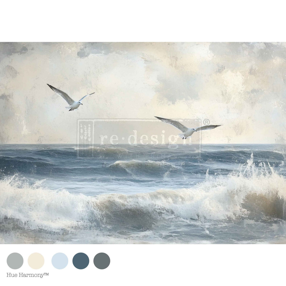Echoes on the Water Decoupage Decor Tissue Paper - ReDesign with Prima