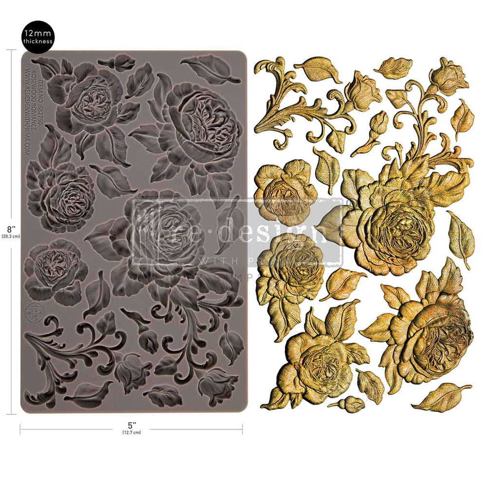 Rosewood Romance Decor Mould - ReDesign with Prima