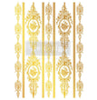 Chateau Filigree Transfer by Kacha (Gold Foil) - ReDesign with Prima