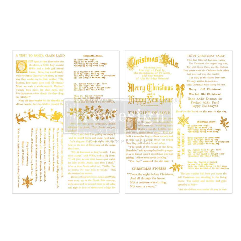 Golden Tidings Middy Transfer by Kacha (Gold Foil) - ReDesign with Prima