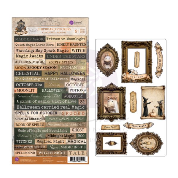 Chipboard Stickers, Made of Magic Collection - ReDesign with Prima