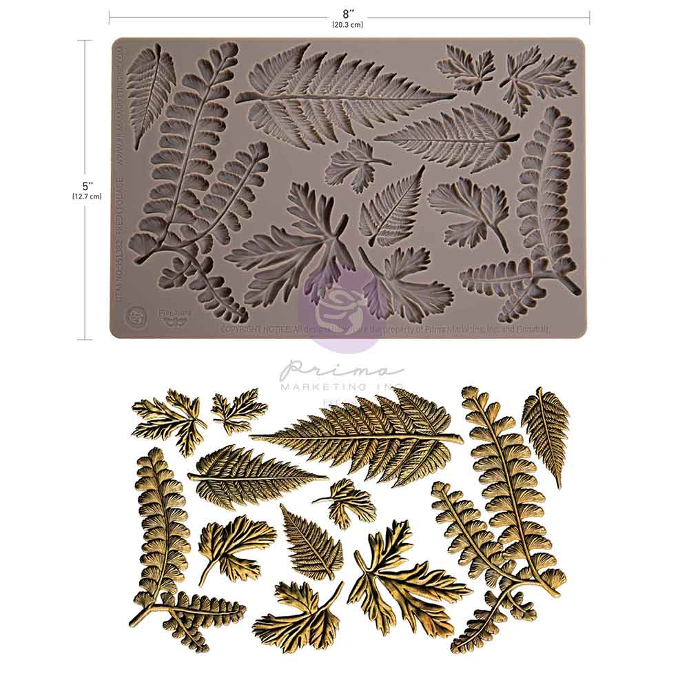 Fresh Foliage Mould by Finnabair - Prima Marketing
