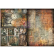 Finnabair A3 Time Travellers Decoupage Sheet - Prima Marketing
