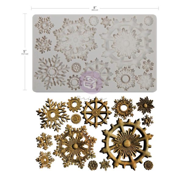 Frosty Gears Finnabair Mould - ReDesign with Prima