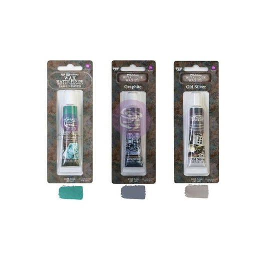 Finnabair Steam & Frost Wax Set (3) - Prima Marketing