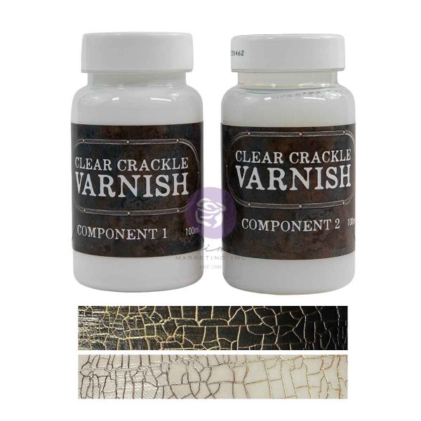 Clear Crackle Varnish Set by Finnabair - Prima Marketing