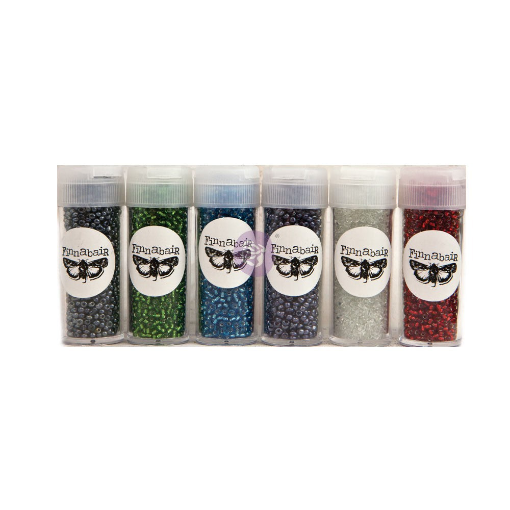 Glass Beads, Set Of 6 - ReDesign with Prima/Prima Marketing