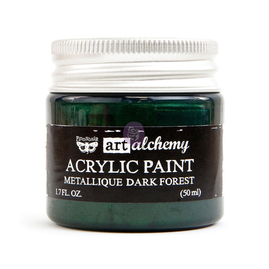 Dark Forest Metallique Acrylic Paint - ReDesign with Prima/Prima Marketing
