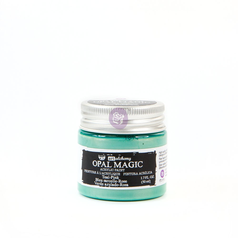 Opal Magic Teal-Pink Acrylic Paint - ReDesign with Prima/Prima Marketing