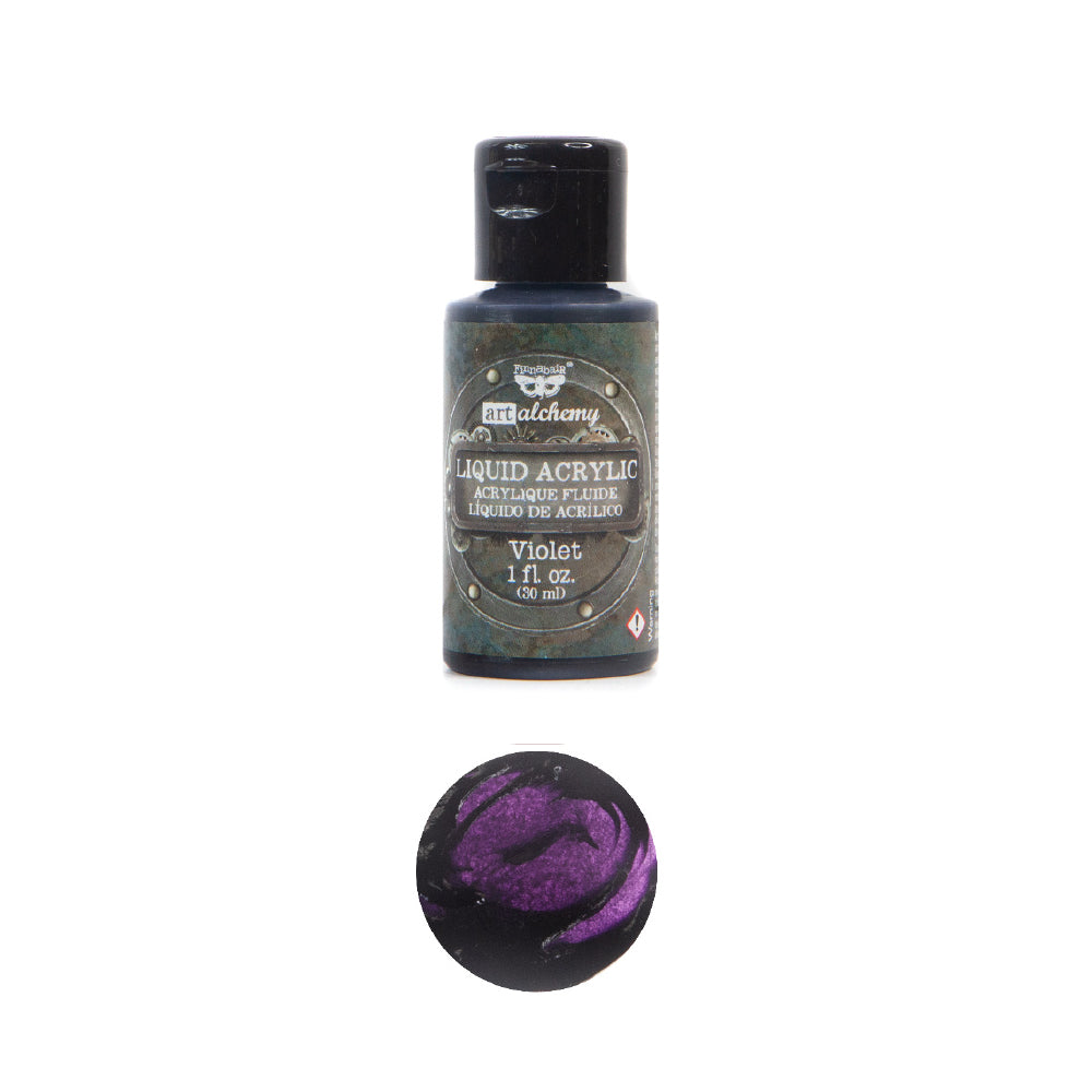 Violet Liquid Acrylic Paint - ReDesign with Prima/Prima Marketing