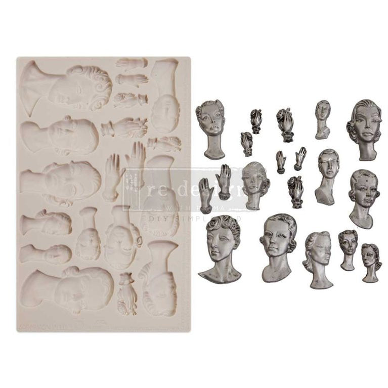 Fashion Icons Mould by Finnabair - ReDesign with Prima/Prima Marketing