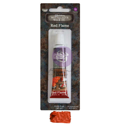 Red Flame Metallique Wax - ReDesign with Prima/Prima Marketing