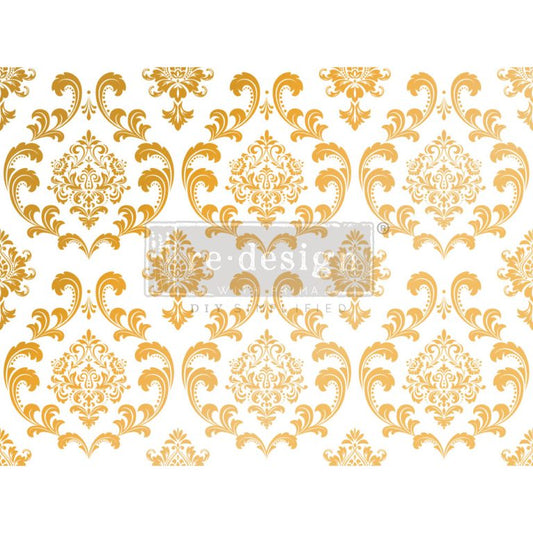House of Damask, Gold Foil by Kacha - ReDesign Decor Transfer