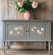 Creamy Blush Blooms Middy Decor Transfer - ReDesign with Prima