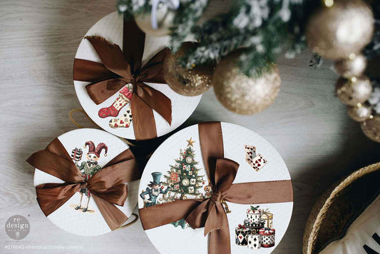 Whimsical Holiday Dreams Middy Decor Transfer - ReDesign with Prima