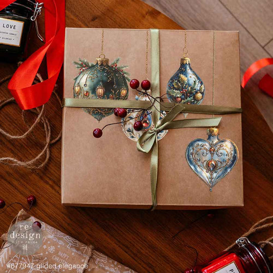 Gilded Elegance Middy Decor Transfer - ReDesign with Prima