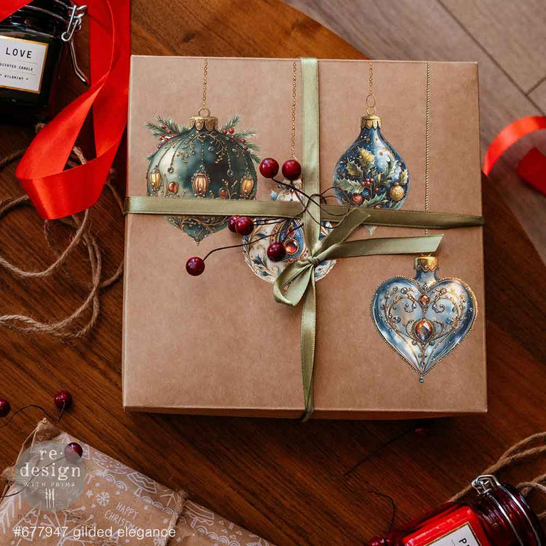 Gilded Elegance Middy Decor Transfer - ReDesign with Prima