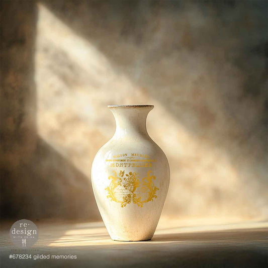 Gilded Memories H2O Decor Transfer - ReDesign with Prima
