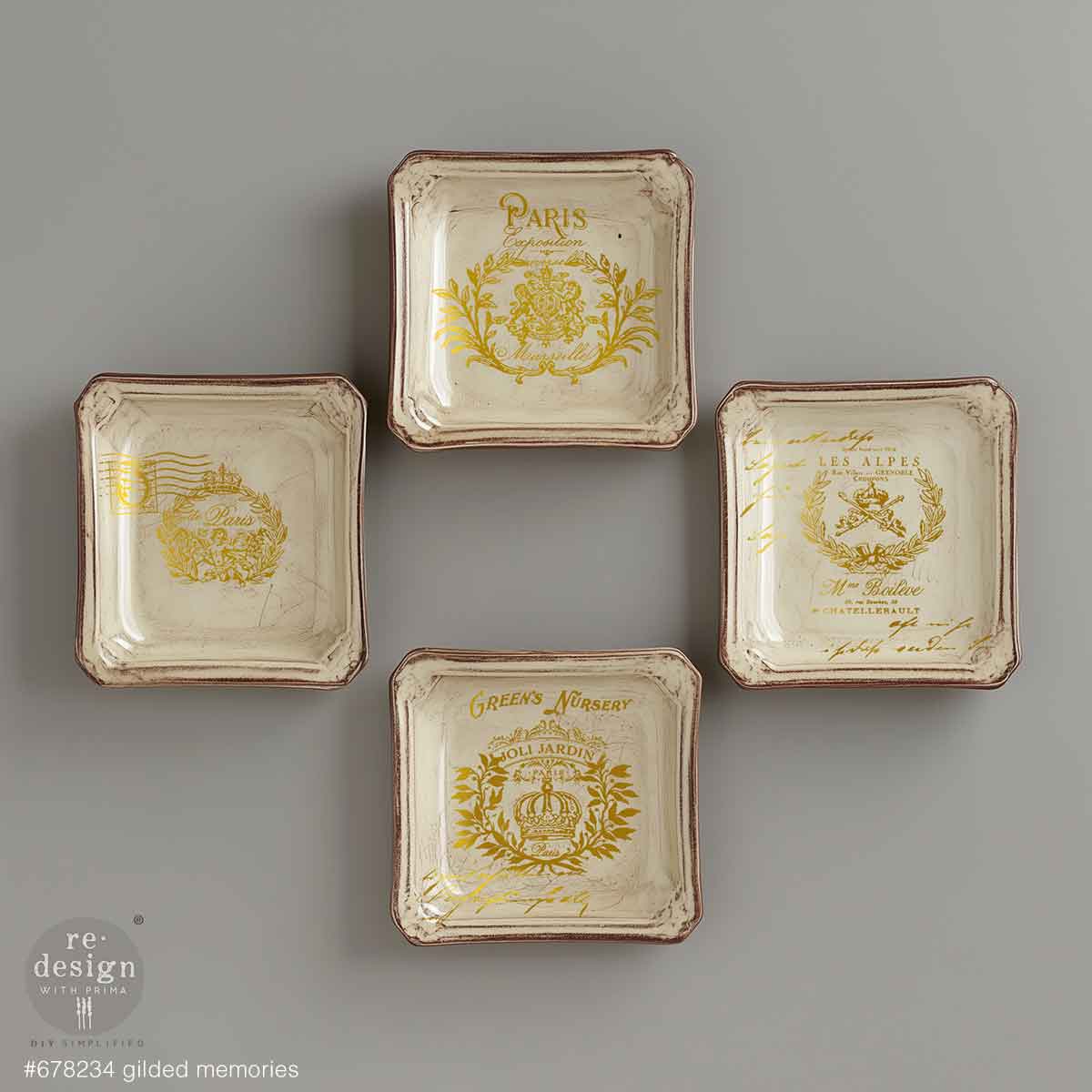 Gilded Memories H2O Decor Transfer - ReDesign with Prima