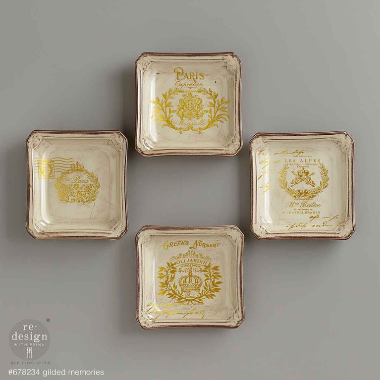 Gilded Memories H2O Decor Transfer - ReDesign with Prima